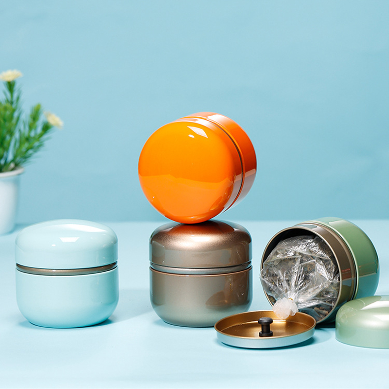 Tea Coffee Sugar Container - 50g Electroplated Tinplate Tea Storage Tin