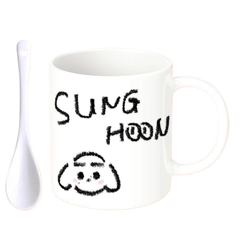 Coffee Tea & Company - ENHYPENS Lovely Cartoon Peripheral Ceramic Mug