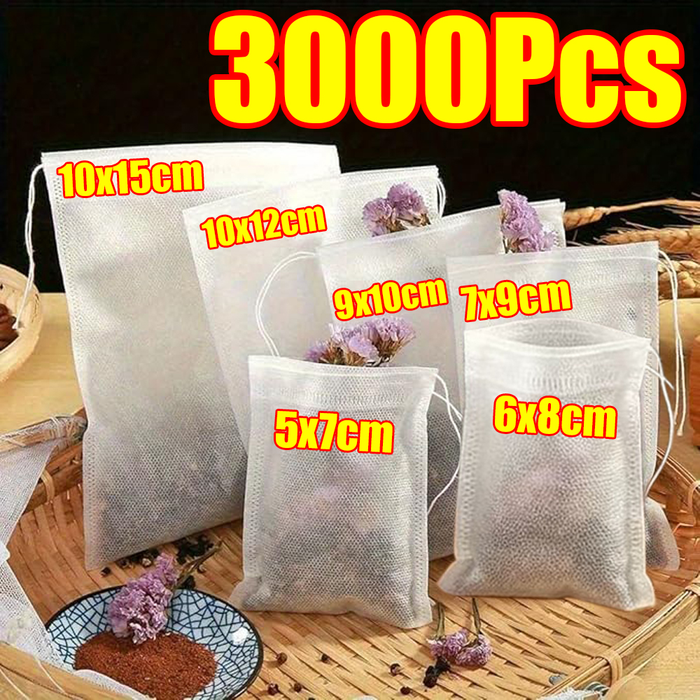 Coffee Tea Leaf - 100-3000Pcs Disposable Tea Bags Empty Scented