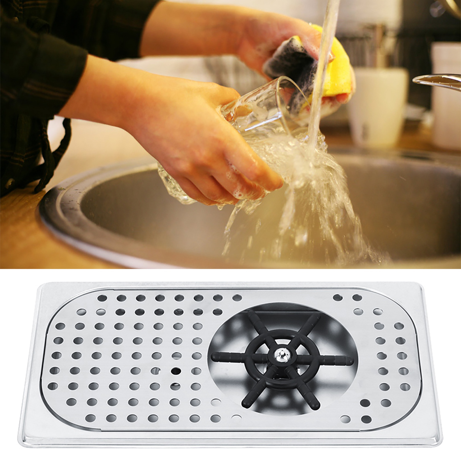 Coffee Tea Uses - 114mm 201 Stainless Steel Cup Washer