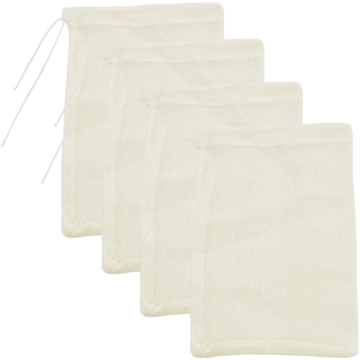 Coffee Tea Leaf - X-Small Reusable Cotton Filter Bags Premium