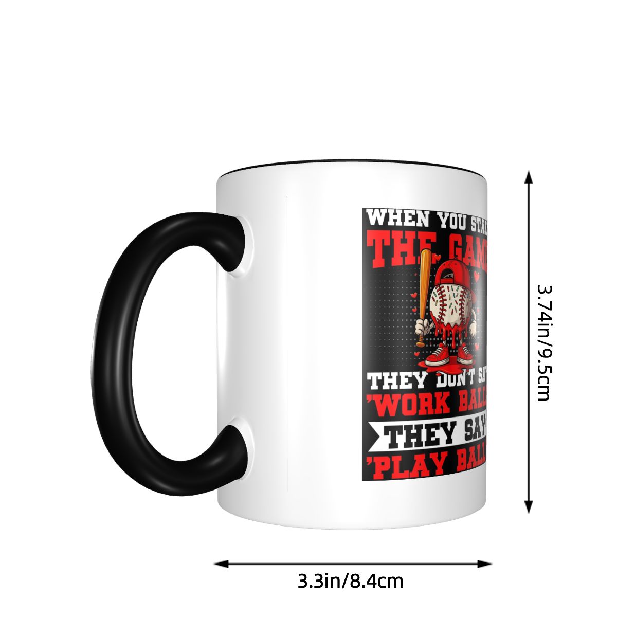 They Say Play Ball Baseball Qu – Tea Coffee Quotes Sayings recenzja i cena