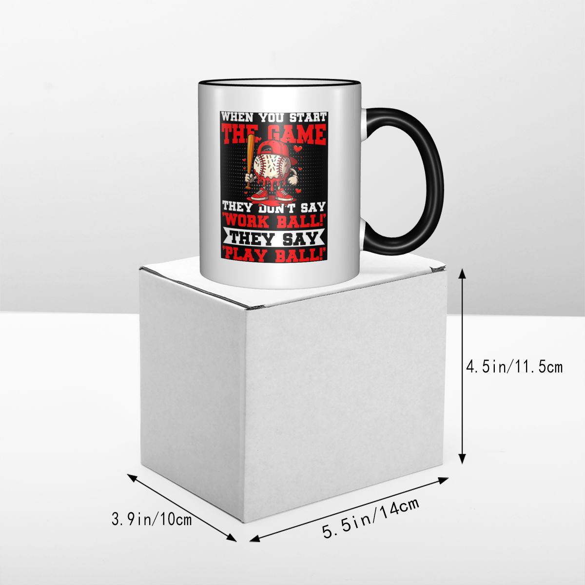 They Say Play Ball Baseball Qu – Tea Coffee Quotes Sayings recenzja i cena
