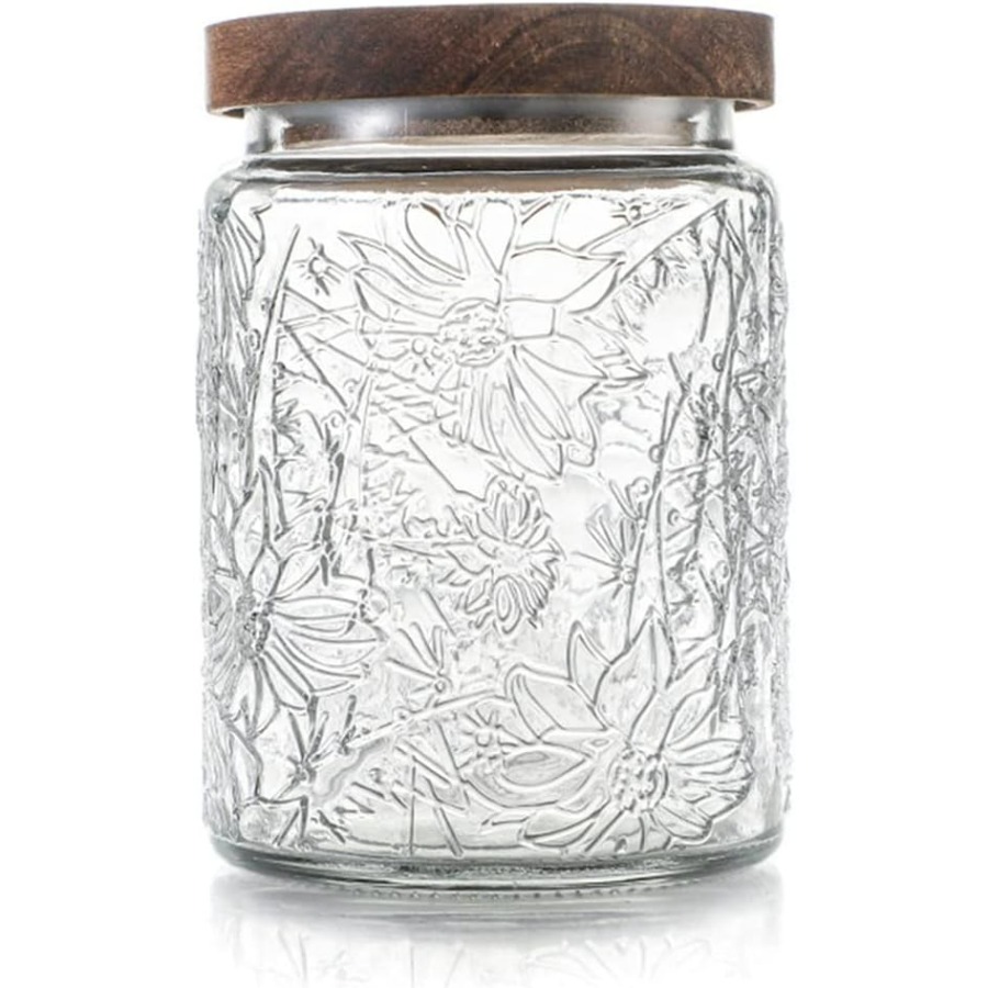 ANSQU Vintage Glass Jar with L – Tea Coffee Sugar Container recenzja i cena