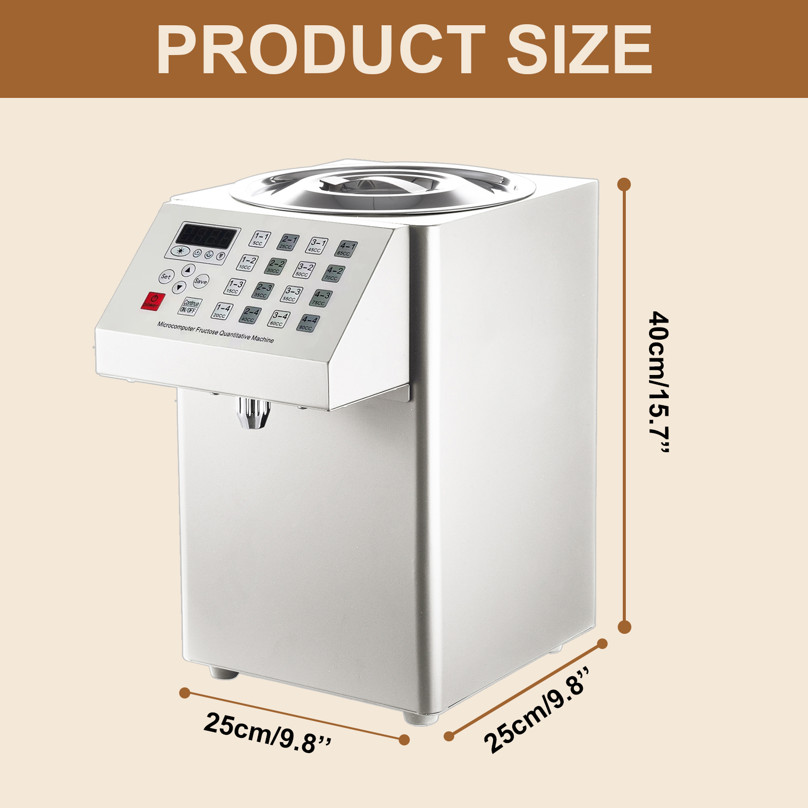 Automatic Fructose Dispenser E – Coffee Tea Uses recenzja i cena