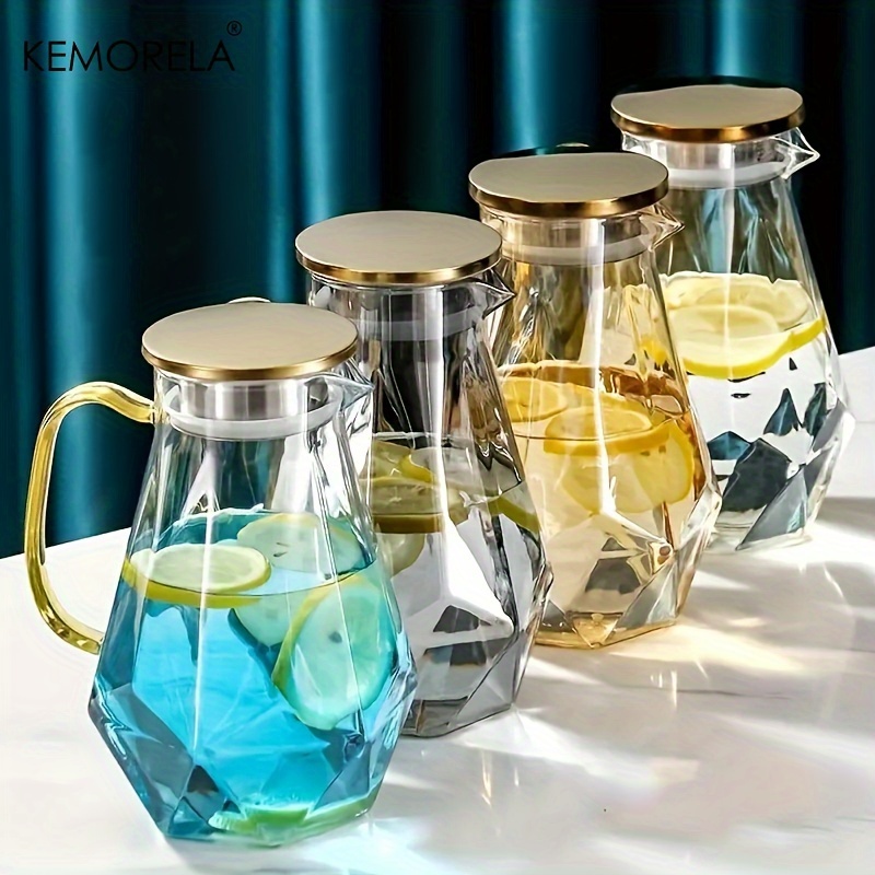 1PCS Diamond Texture Glass Tea – Cold Brew Jar recenzja i cena