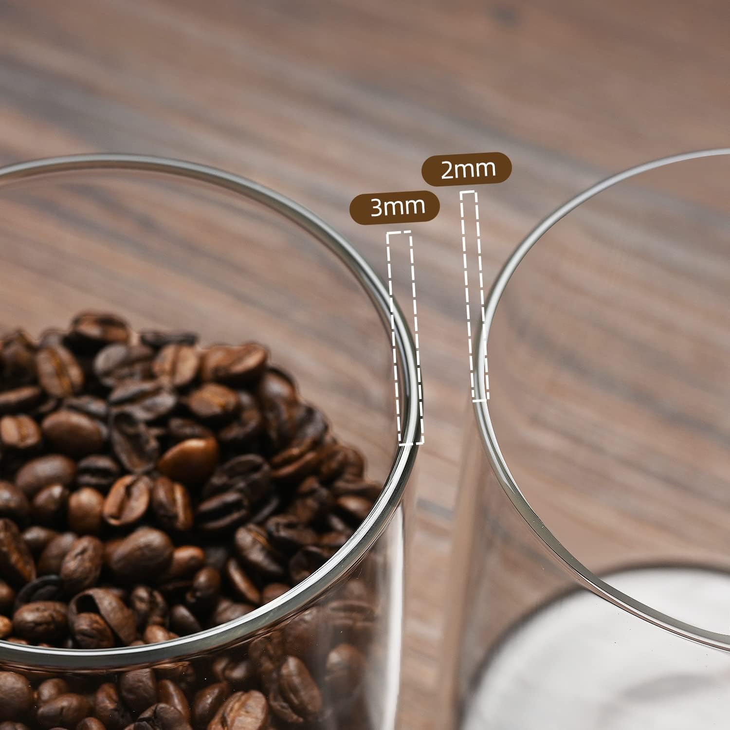 umieo Glass Food Storage Conta – Tea Coffee Sugar Container recenzja i cena