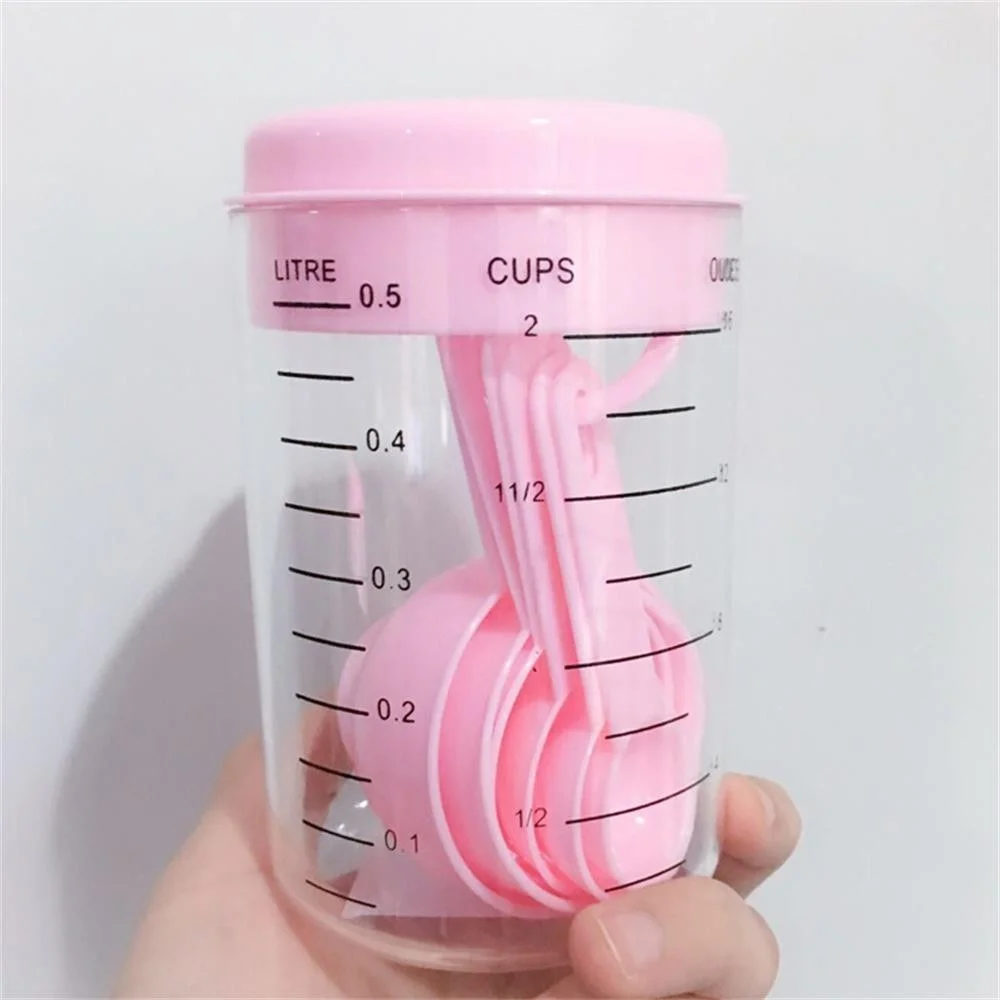 7 Pieces / Set Plastic Measuri – Coffee Tea And Sugar Set recenzja i cena
