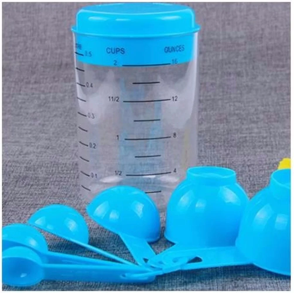 7 Pieces / Set Plastic Measuri – Coffee Tea And Sugar Set recenzja i cena