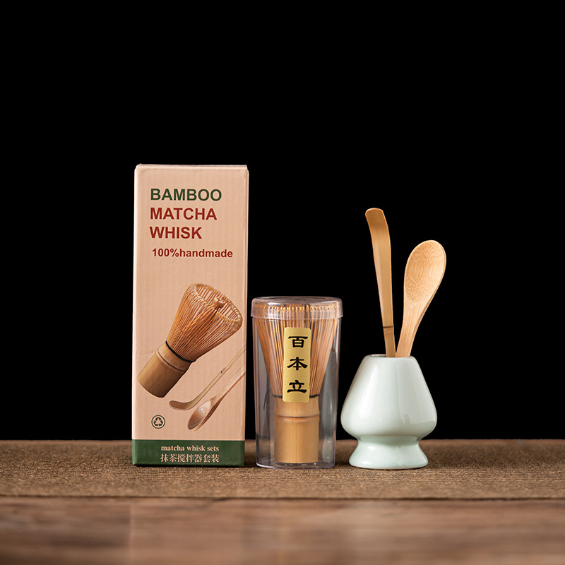 4PCS Bamboo Matcha Whisk Set H – Matcha Whisk Set recenzja i cena
