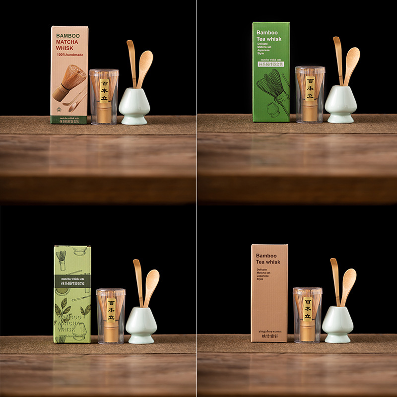 4PCS Bamboo Matcha Whisk Set H – Matcha Whisk Set recenzja i cena