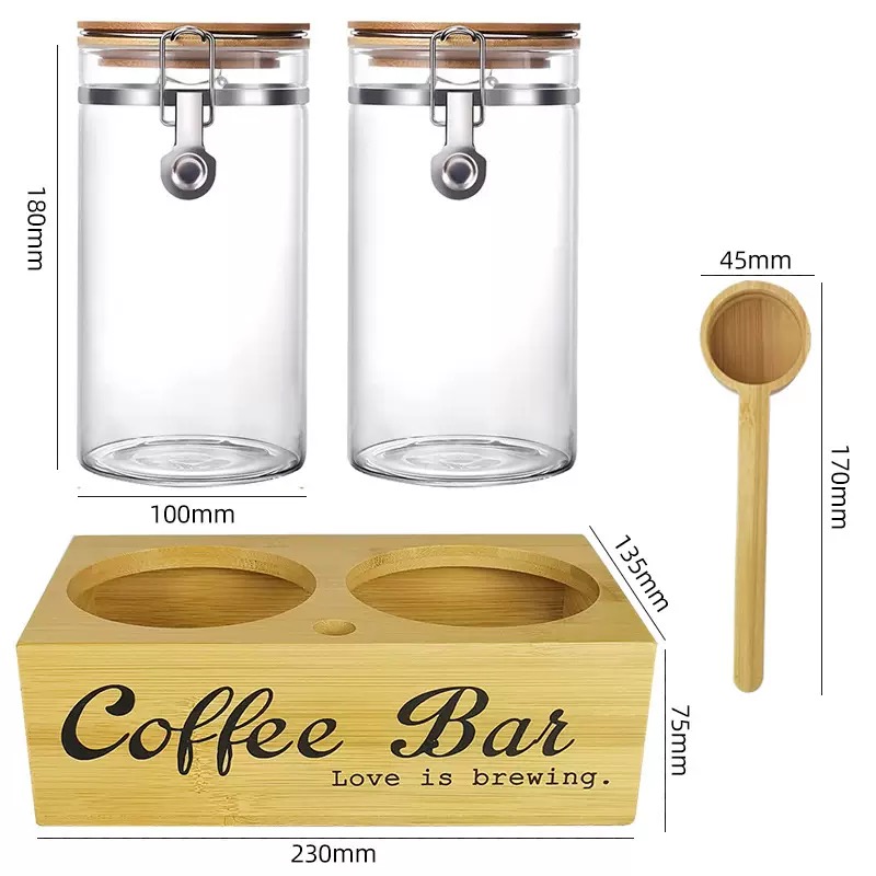 Coffee Storage Jars 2 Pack wit – Coffee Tea Beans recenzja i cena