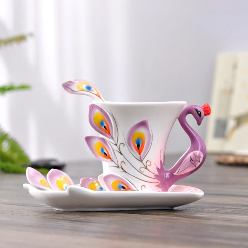 Ceramics Peacock Coffee Mug Cu – Coffee Tea Difference recenzja i cena
