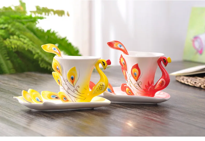 Ceramics Peacock Coffee Mug Cu – Coffee Tea Difference recenzja i cena