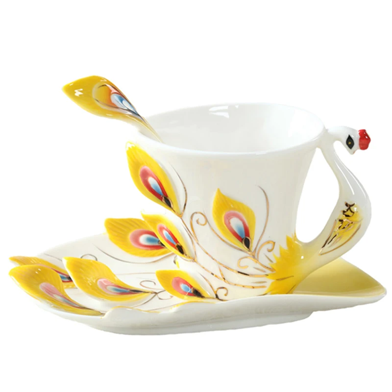 Ceramics Peacock Coffee Mug Cu – Coffee Tea Difference recenzja i cena