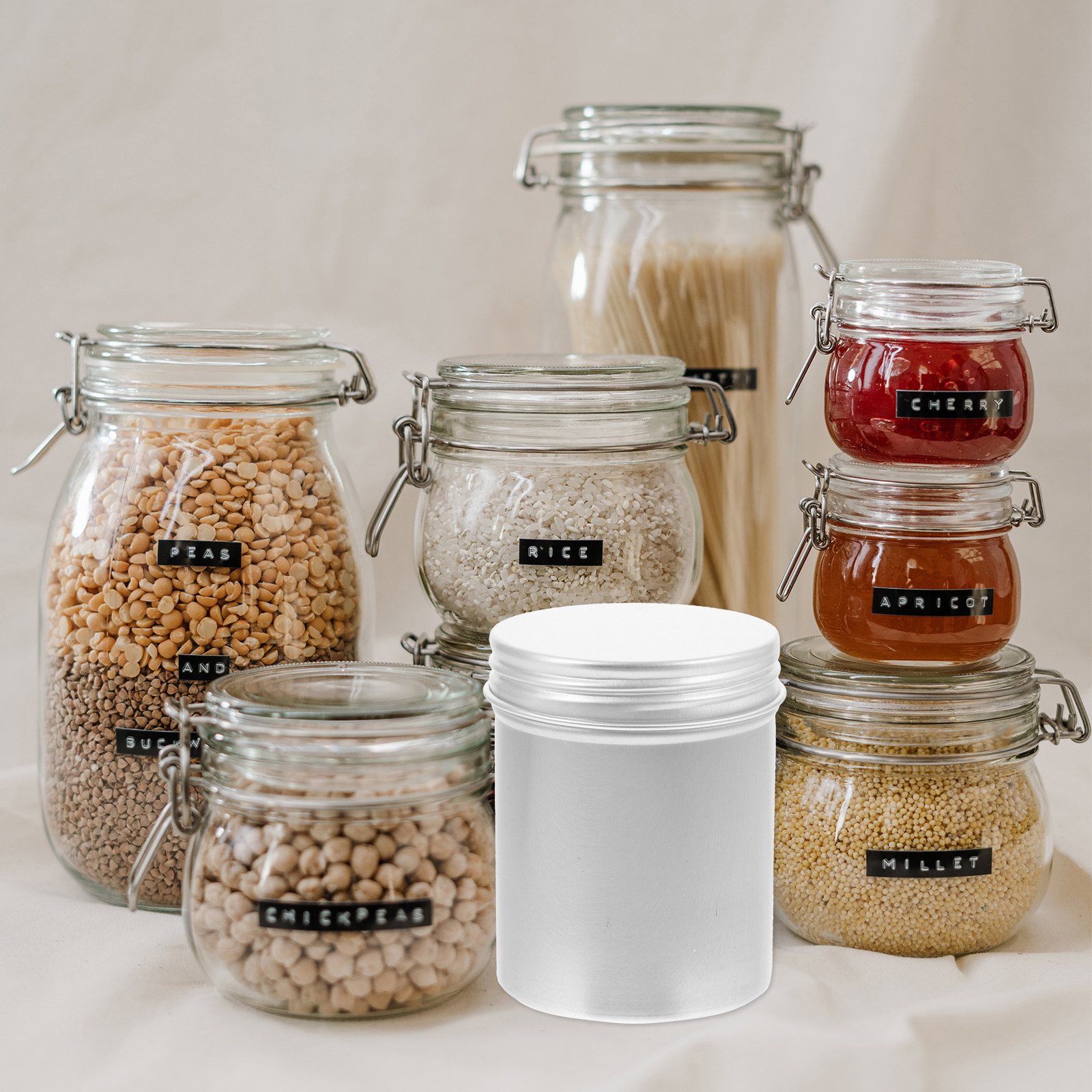 4Pcs Aluminum Mini Storage Can – Coffee Tea Uses recenzja i cena