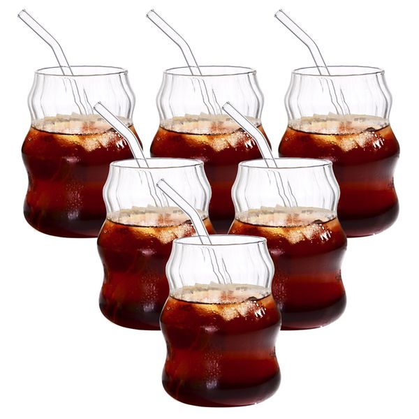 6 Pcs 19oz Glass Coffee Cup Se – Coffee Tea & Company recenzja i cena