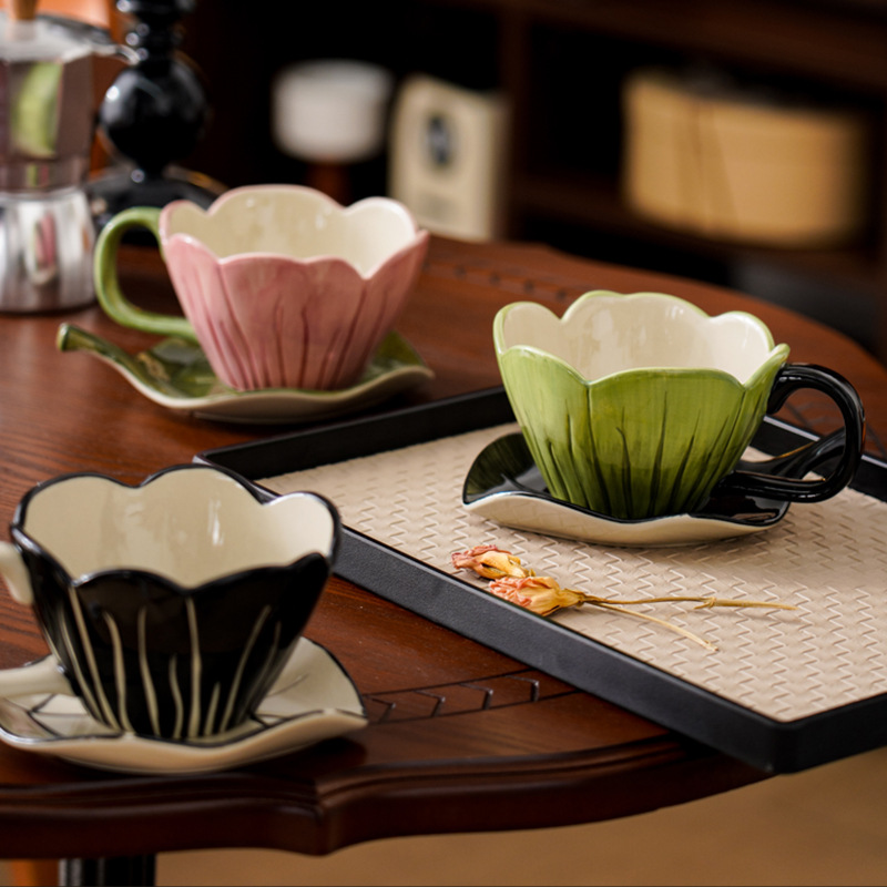 Irregular Hand-painted Coffee  – Coffee Tea Leaf recenzja i cena