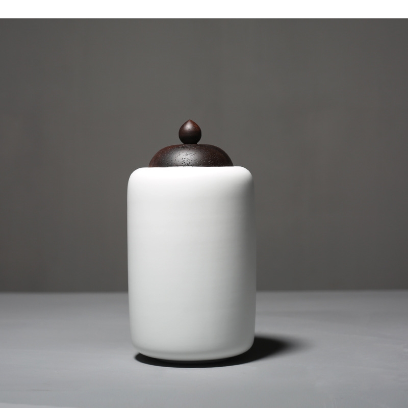 Ceramic Tea Pot Wooden Lid Por – Tea Coffee Sugar Container recenzja i cena