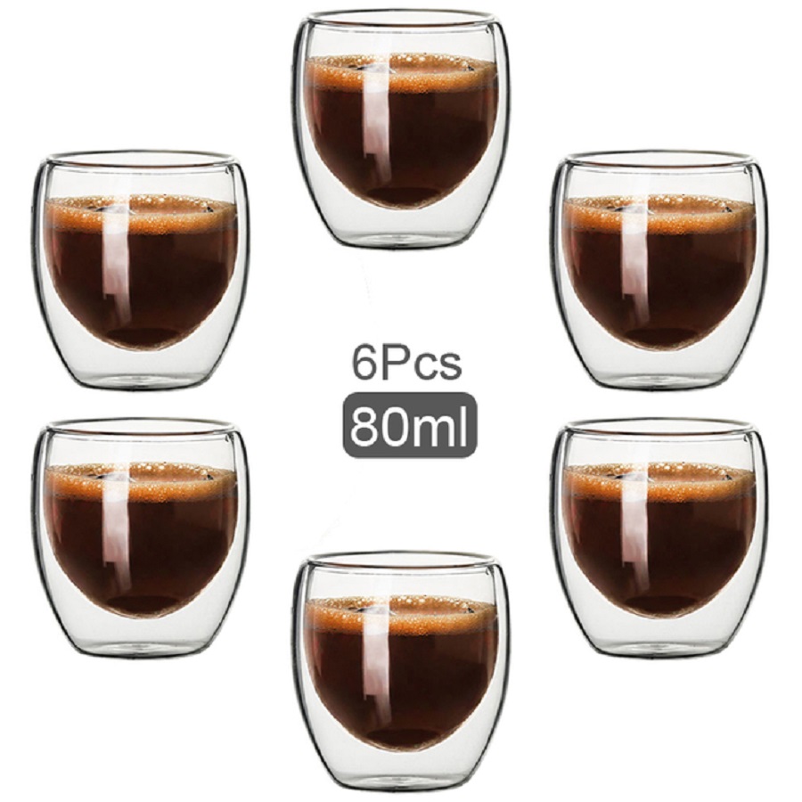 Double Walled Glass Coffee Mug – Coffee Tea And Sugar Set recenzja i cena