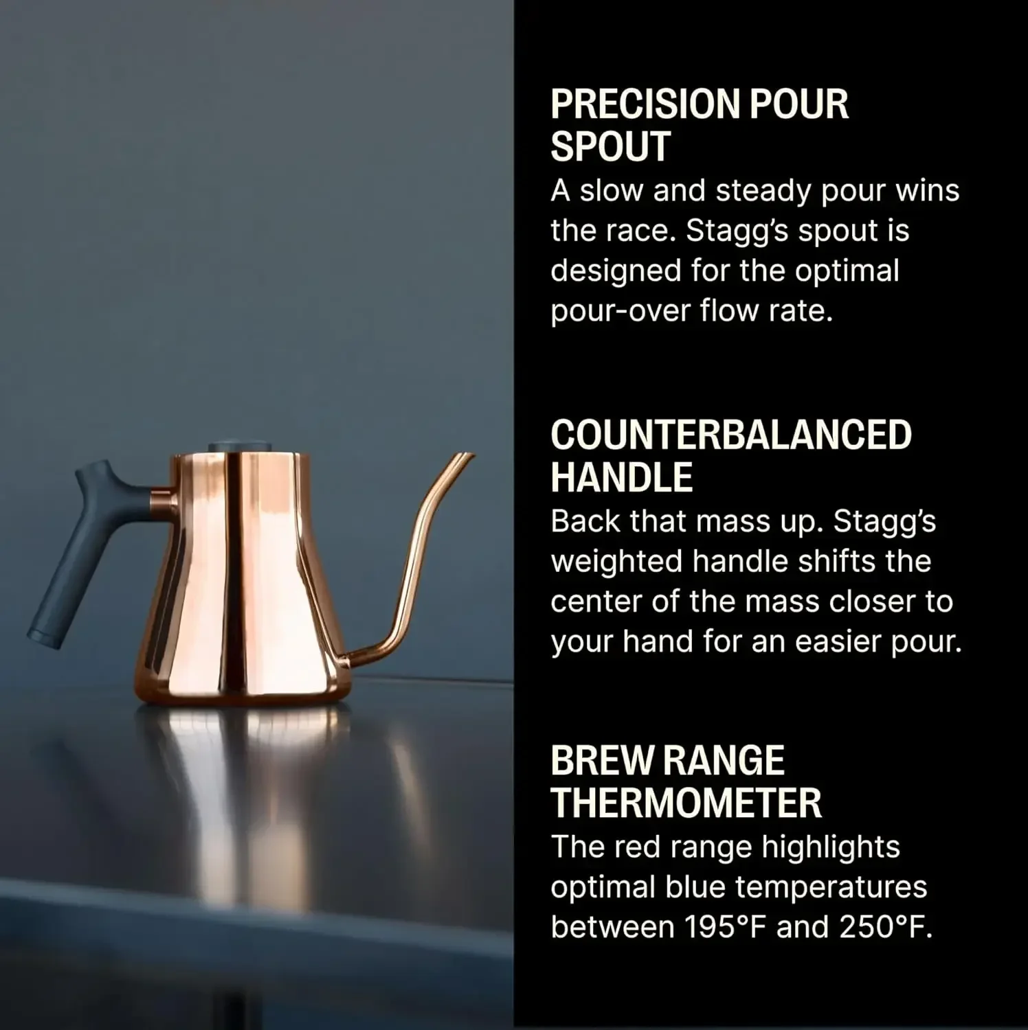 XMSJ.Stagg Stovetop Pour-Over  – Coffee Tea Pots recenzja i cena