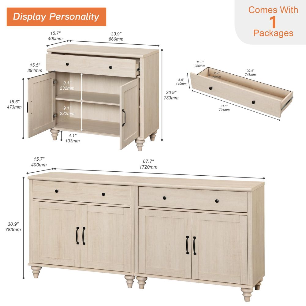 Buffet Cabinet with 4 Doors an – Coffee & Tea Collective recenzja i cena