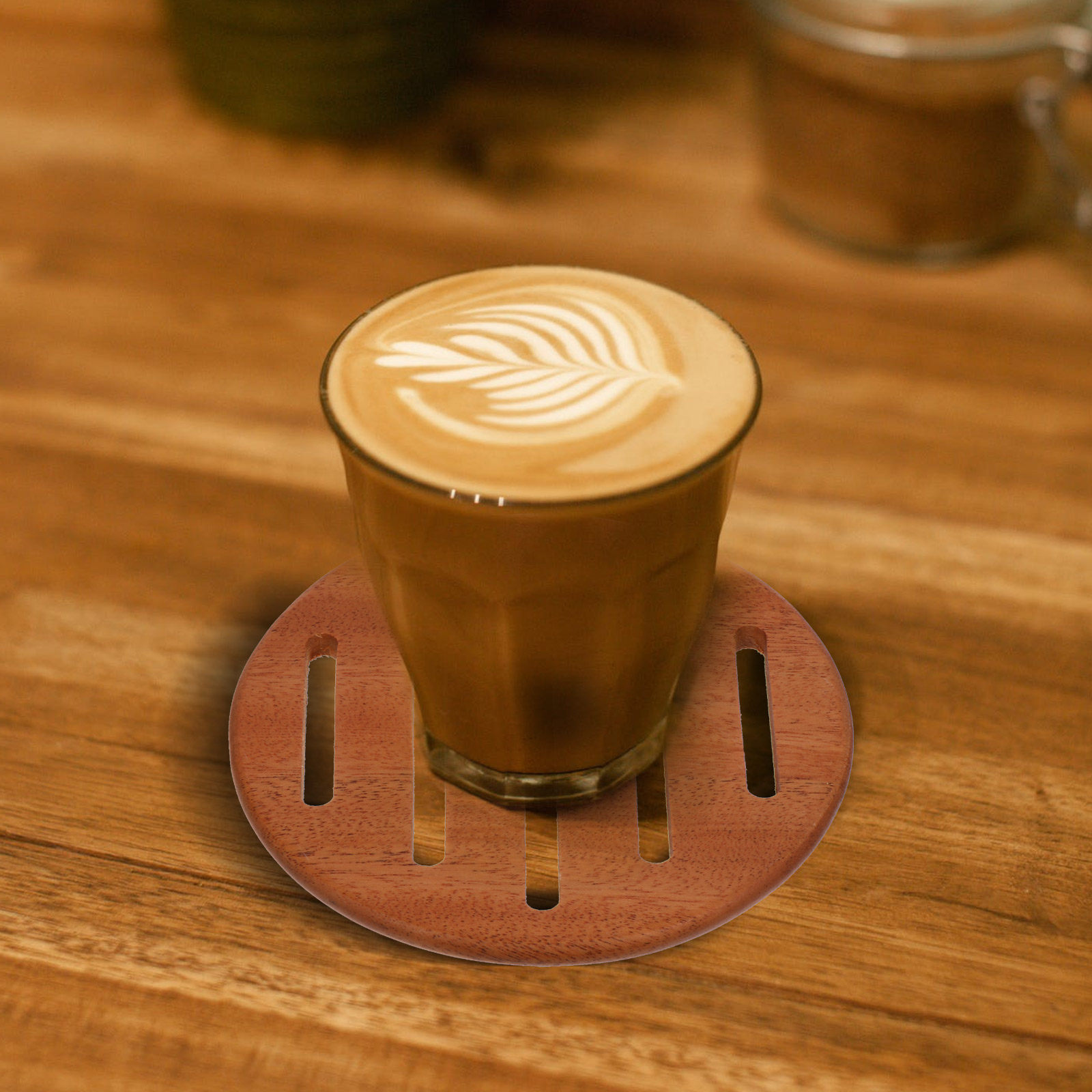 1Pcs Wood Coaster Cup Mat Exqu – Coffee Tea Uses recenzja i cena
