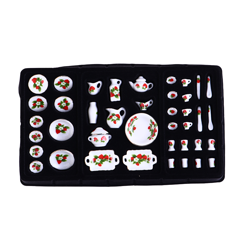 1 Set 1:12 Miniature Doll Hous – Coffee Tea And Sugar Set recenzja i cena