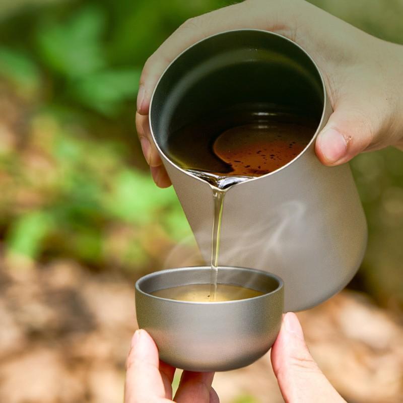 D2 Pure Titanium Double-layer  – Coffee Tea And Sugar Set recenzja i cena