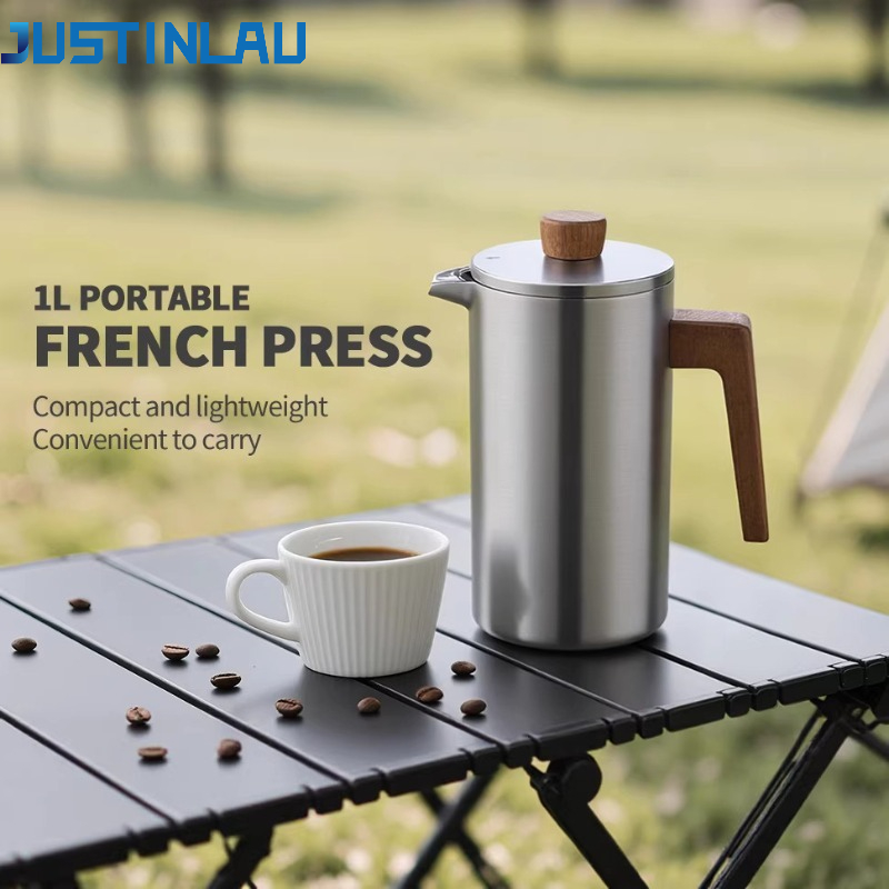 JUSTINLAU 1000ml Stainless Ste – Coffee Tea Pots recenzja i cena