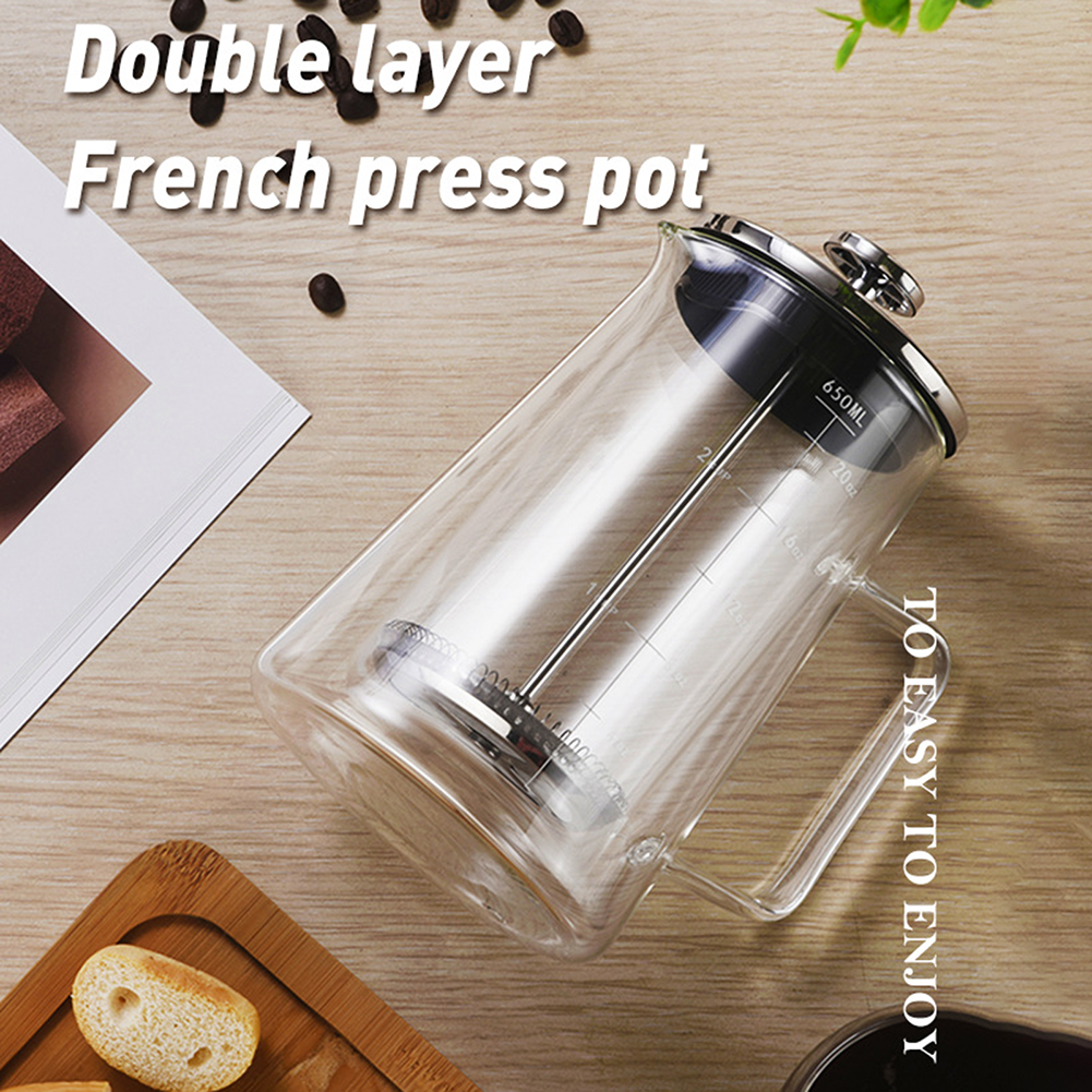 Double Layers French Press Pot – Coffee Tea Pots recenzja i cena