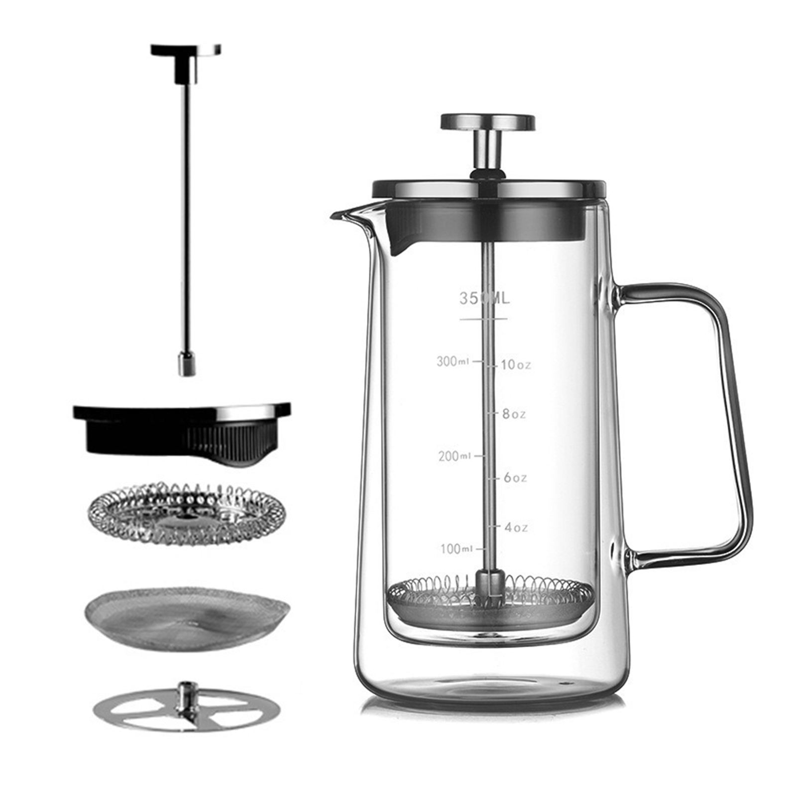 Double Layers French Press Pot – Coffee Tea Pots recenzja i cena