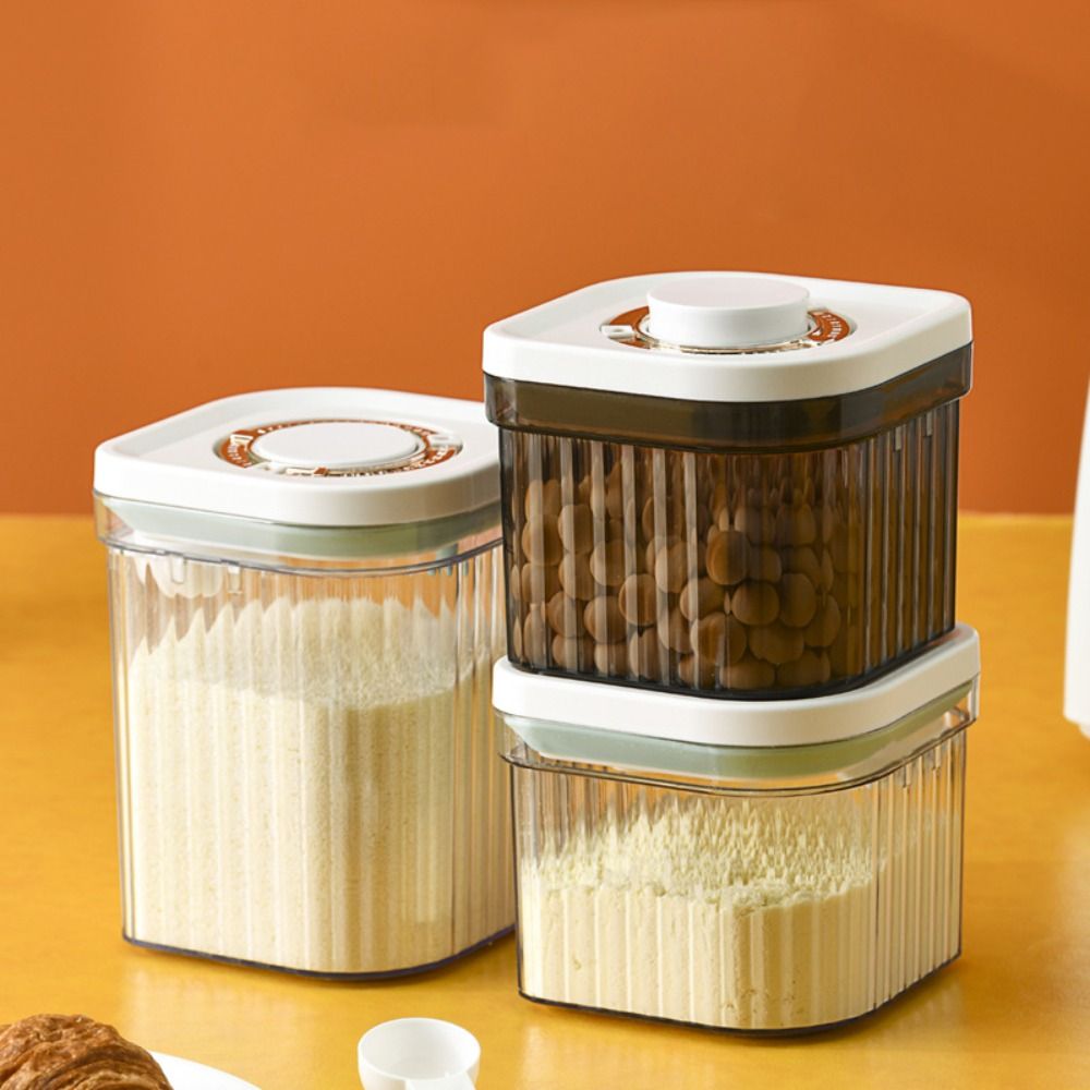 Stripe Pattern Milk Powder Sto – Tea Coffee Sugar Container recenzja i cena