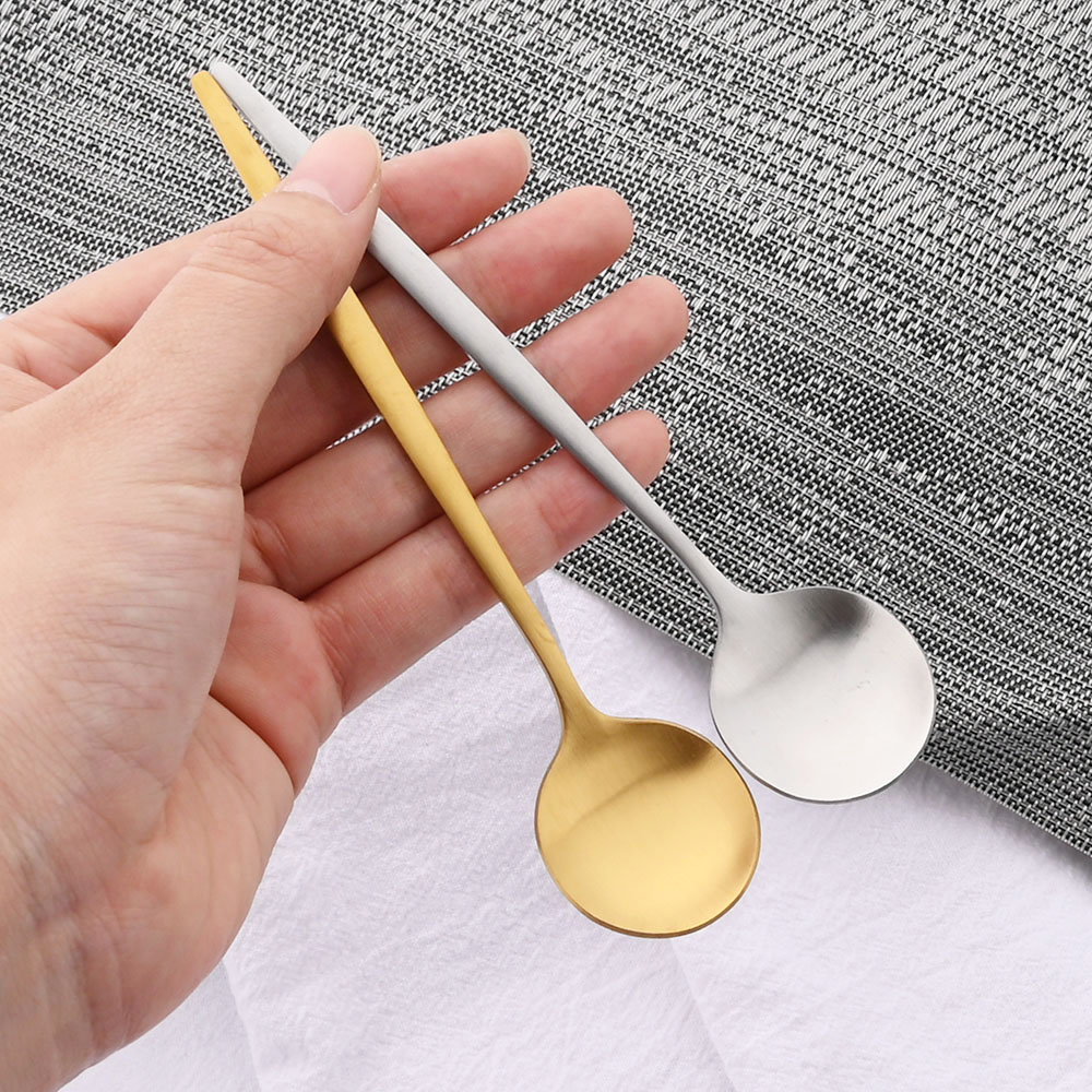 6Pcs Small Matte Spoon Tea Cof – Coffee Tea And Sugar Set recenzja i cena