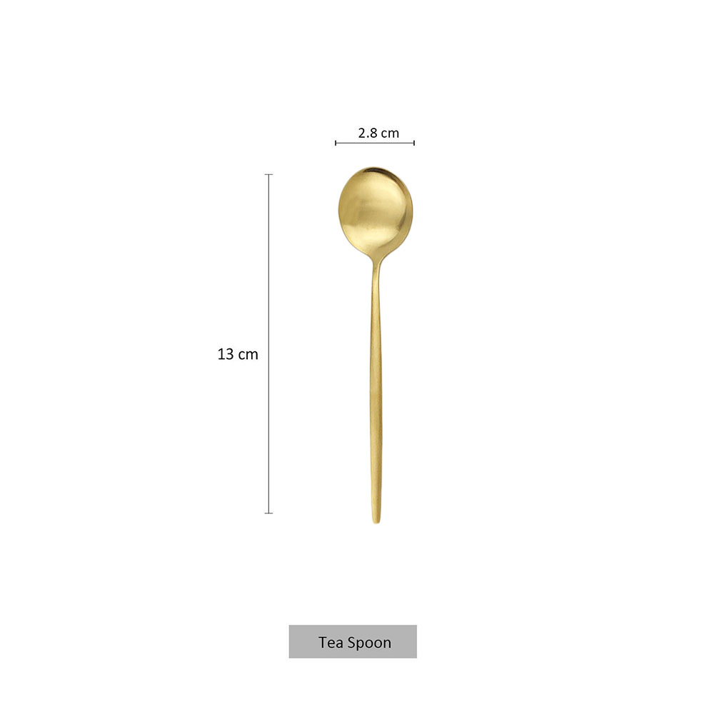 6Pcs Small Matte Spoon Tea Cof – Coffee Tea And Sugar Set recenzja i cena