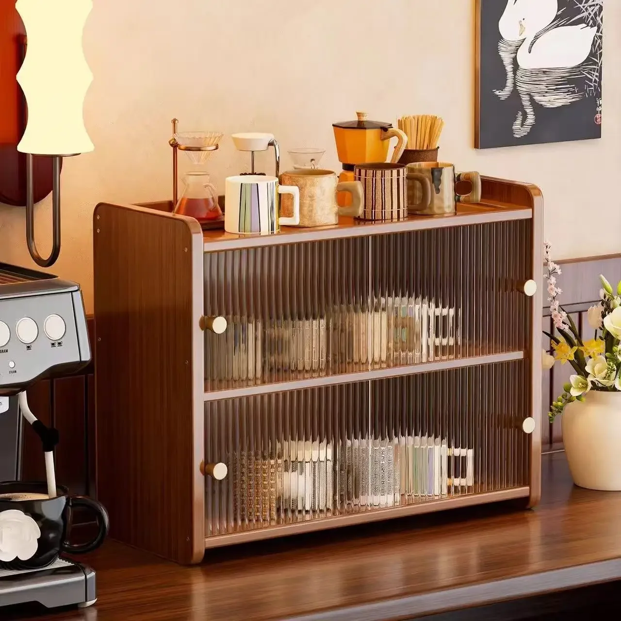 Dining Table Countertop Table  – Coffee Tea And Sugar Set recenzja i cena
