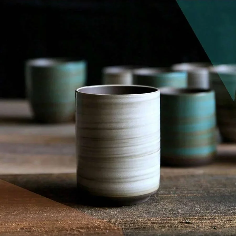 Hand-Painted Crackle Glaze Sto – Coffee Tea Uses recenzja i cena