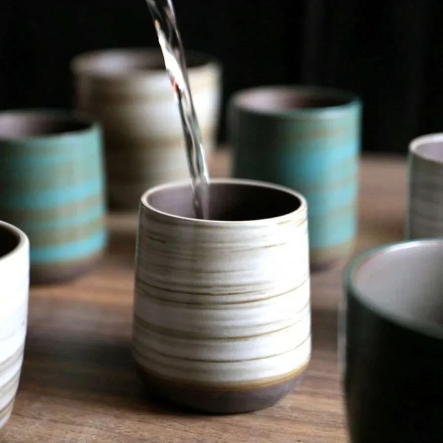 Hand-Painted Crackle Glaze Sto – Coffee Tea Uses recenzja i cena