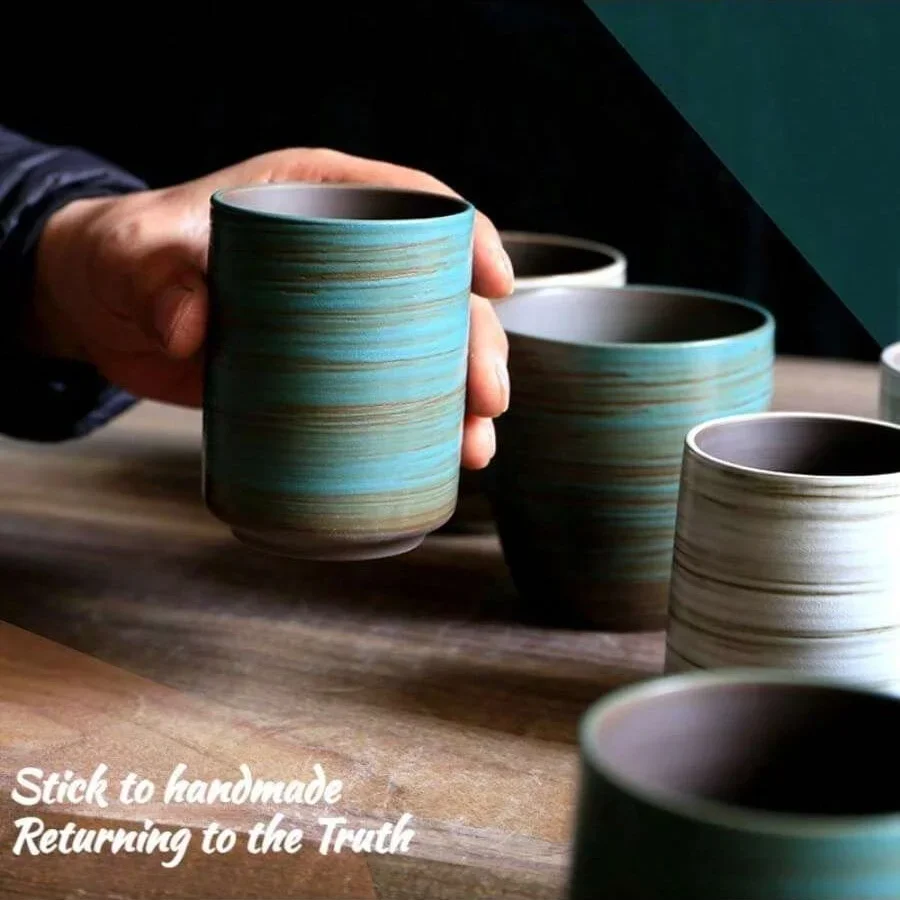 Hand-Painted Crackle Glaze Sto – Coffee Tea Uses recenzja i cena