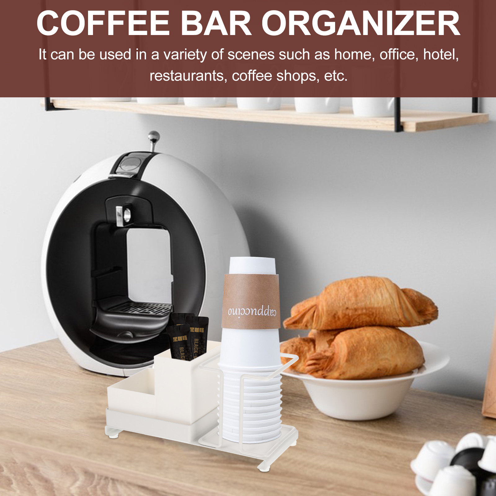 Cup Holder Organizer With Tea  – Coffee Tea Uses recenzja i cena