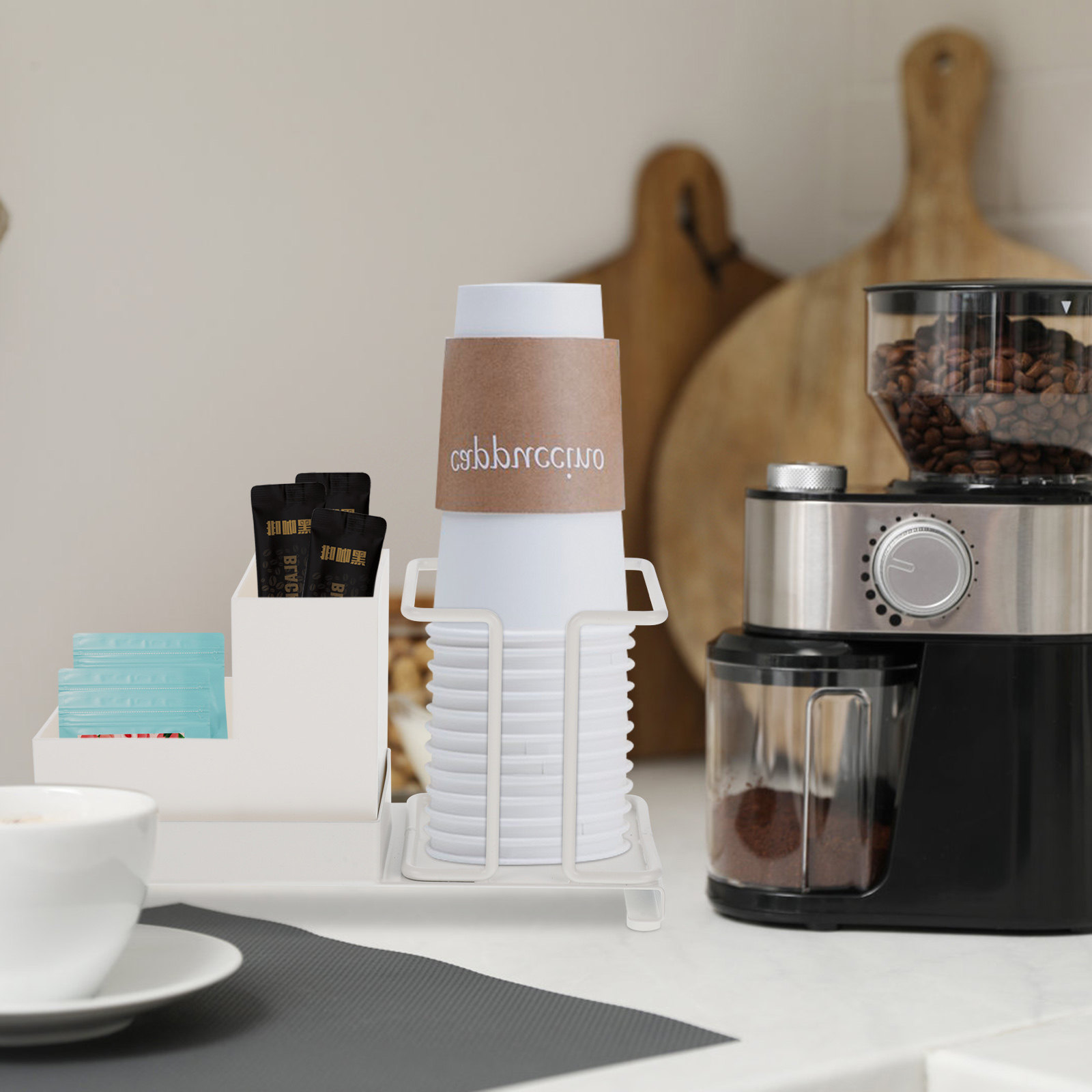 Cup Holder Organizer With Tea  – Coffee Tea Uses recenzja i cena