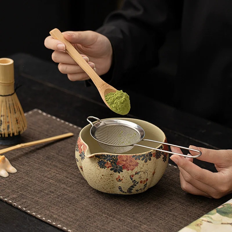 8PCS Japanese Flint red Matcha – Matcha Whisk Set recenzja i cena