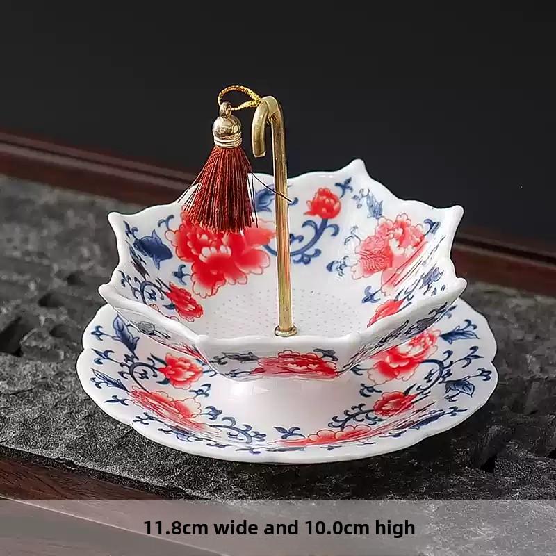 Chinese Blue White Porcelain U – Coffee Tea Leaf recenzja i cena