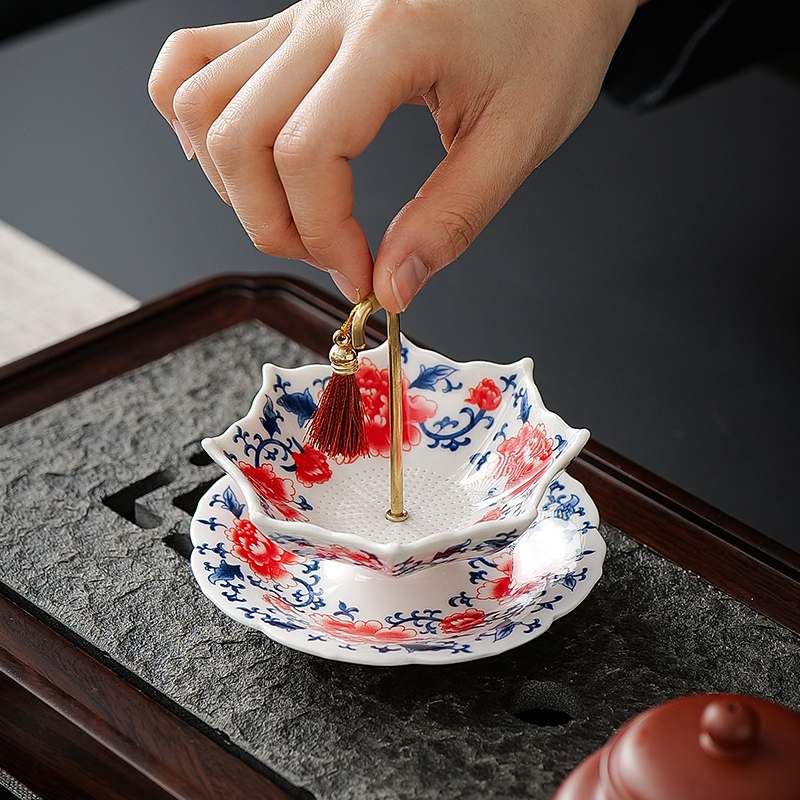 Chinese Blue White Porcelain U – Coffee Tea Leaf recenzja i cena
