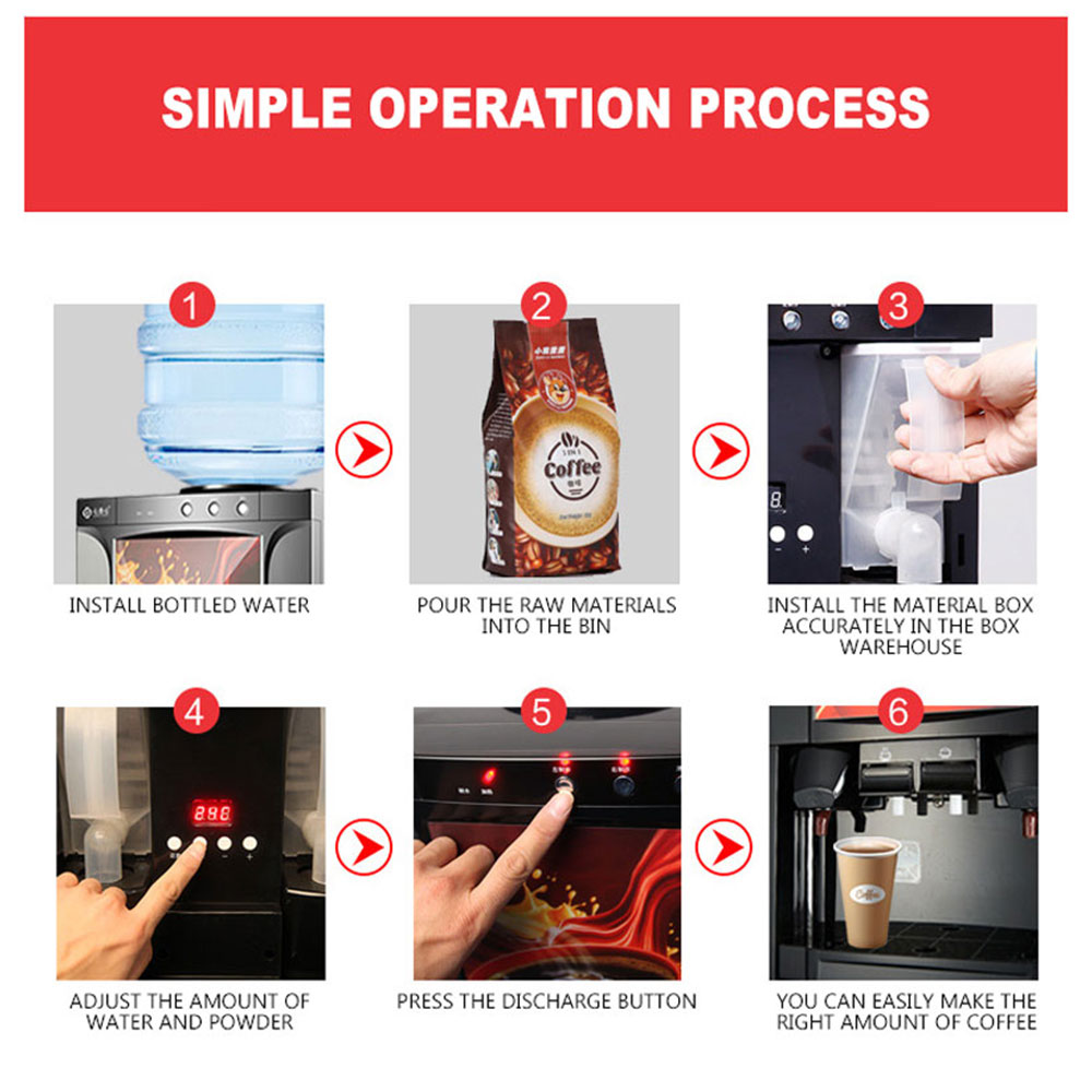 Commercial Automatic Beverage  – Coffee Tea Espresso Machines recenzja i cena