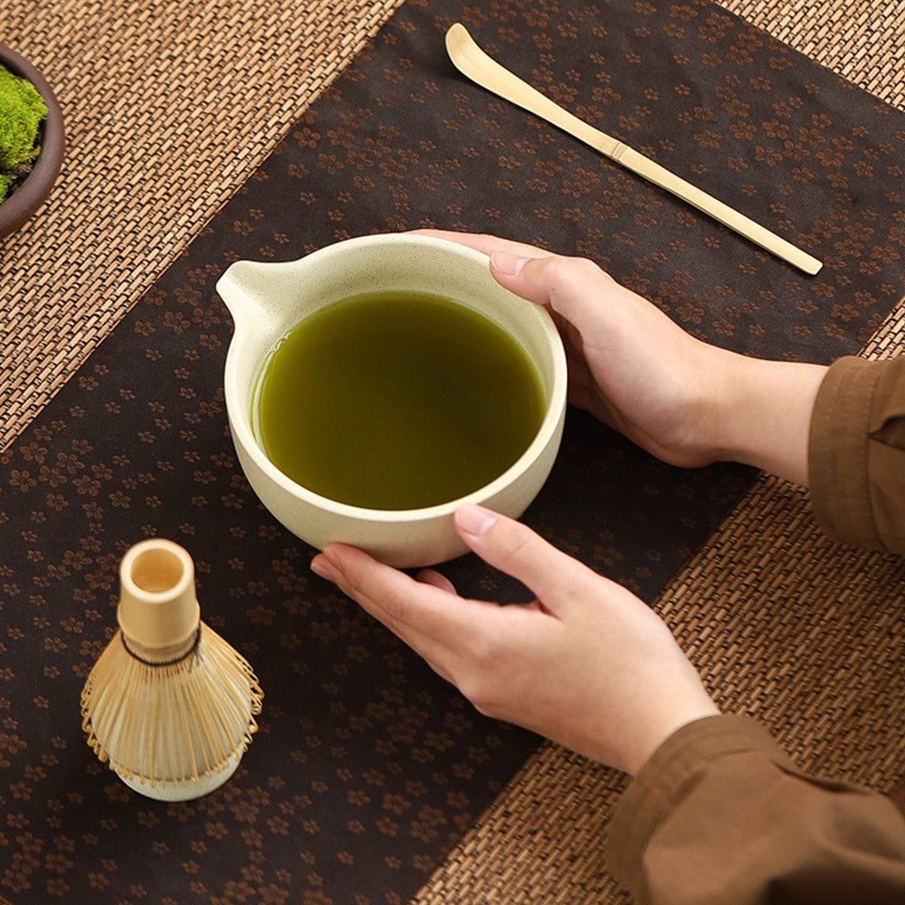 4PCS Ceramic Bamboo Japanese M – Matcha Whisk Set recenzja i cena
