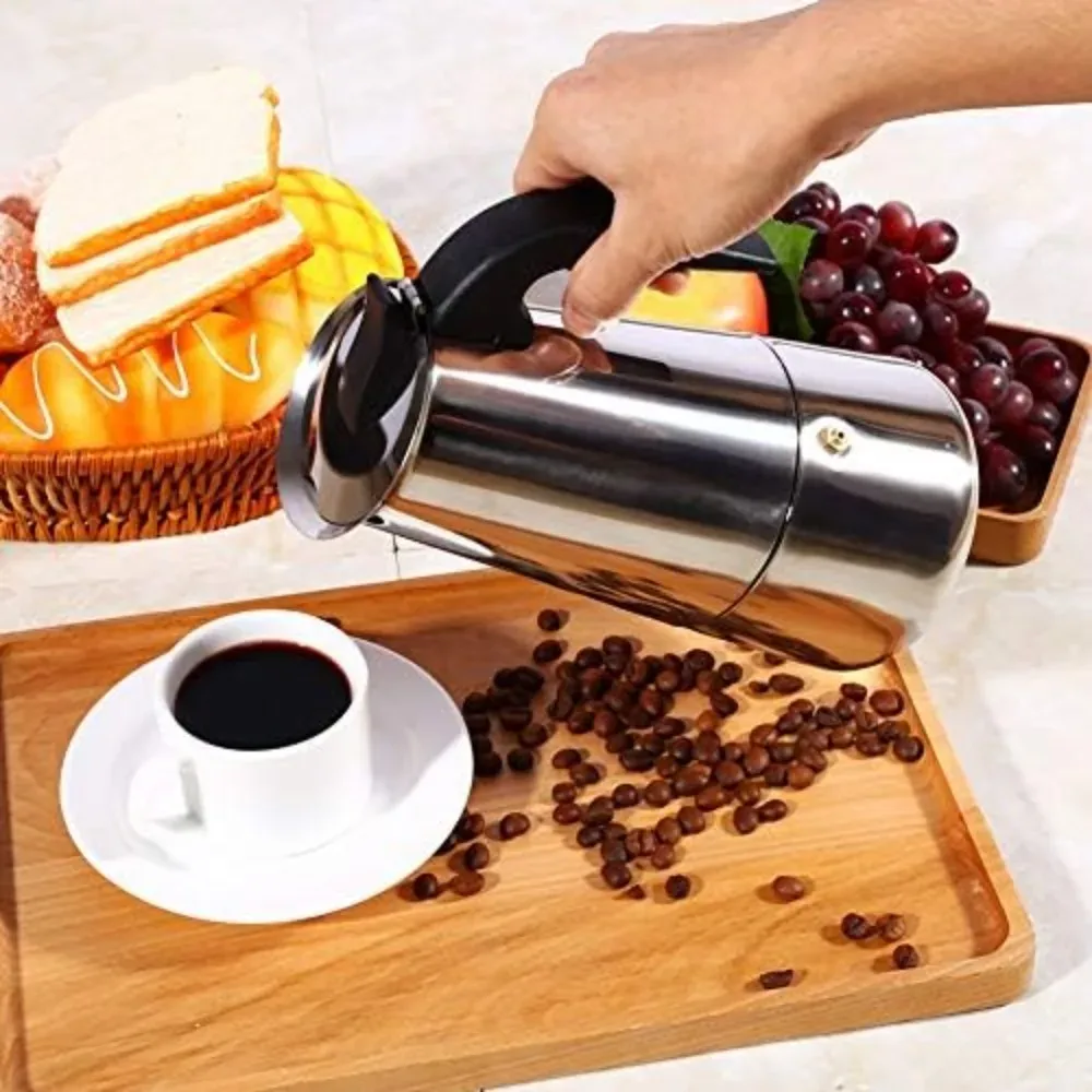 Mocha Coffee Pots Stainless St – Coffee Tea Pots recenzja i cena