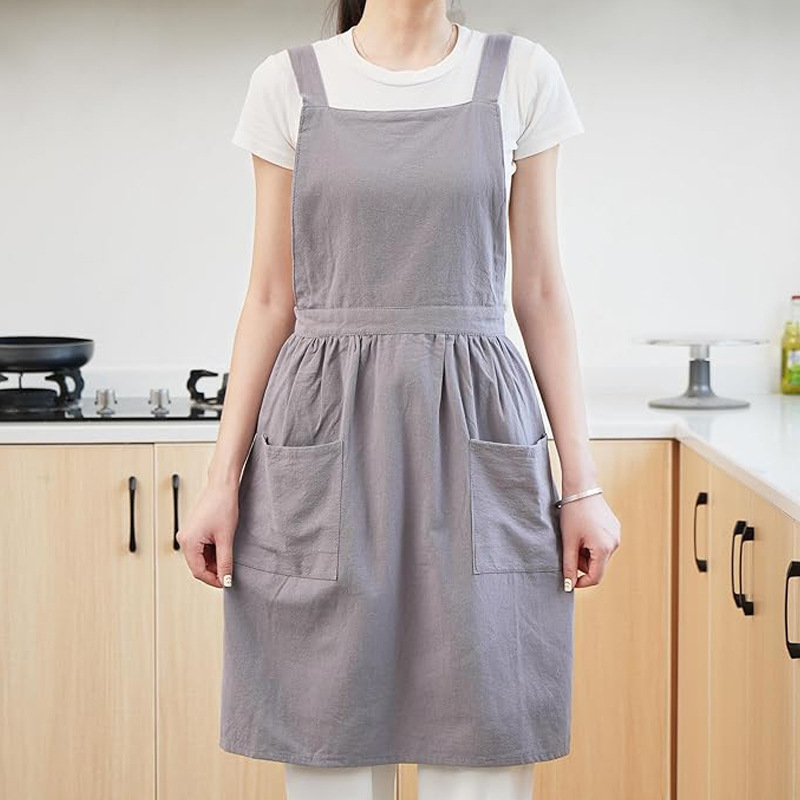 Canvas apron made of cotton su – Coffee Tea Uses recenzja i cena