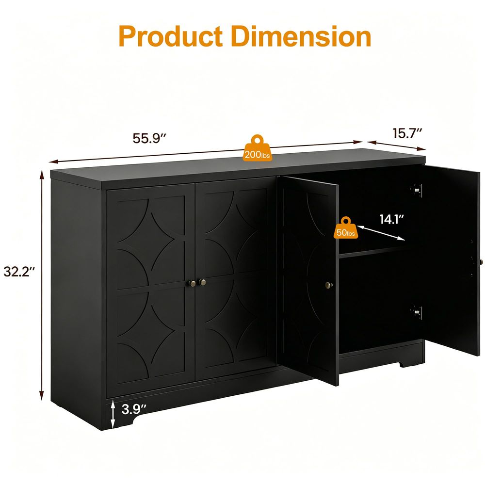 Sideboard Buffet Cabinet with  – Coffee & Tea Collective recenzja i cena
