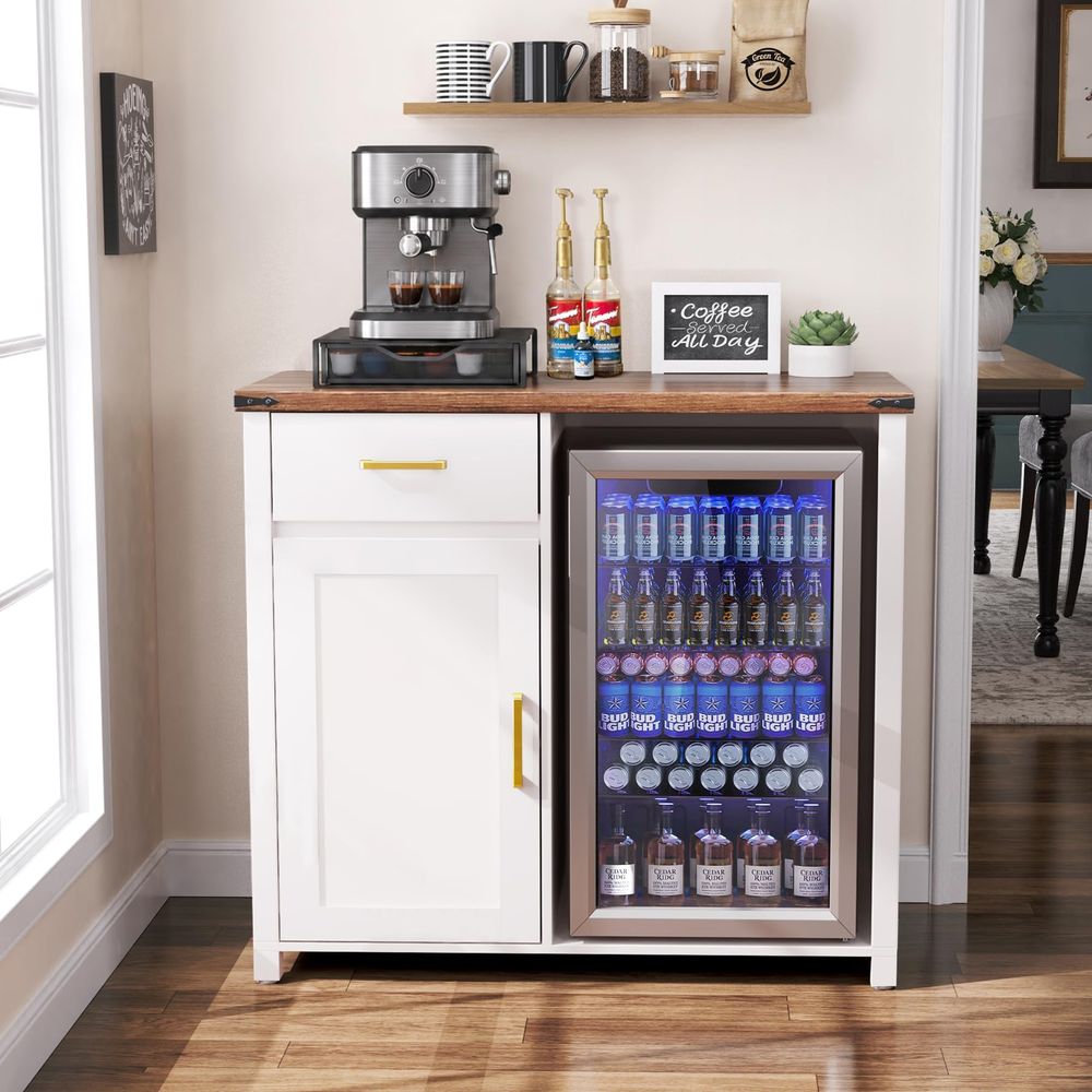 Coffee Bar with Mini Fridge Sp – Coffee & Tea Collective recenzja i cena